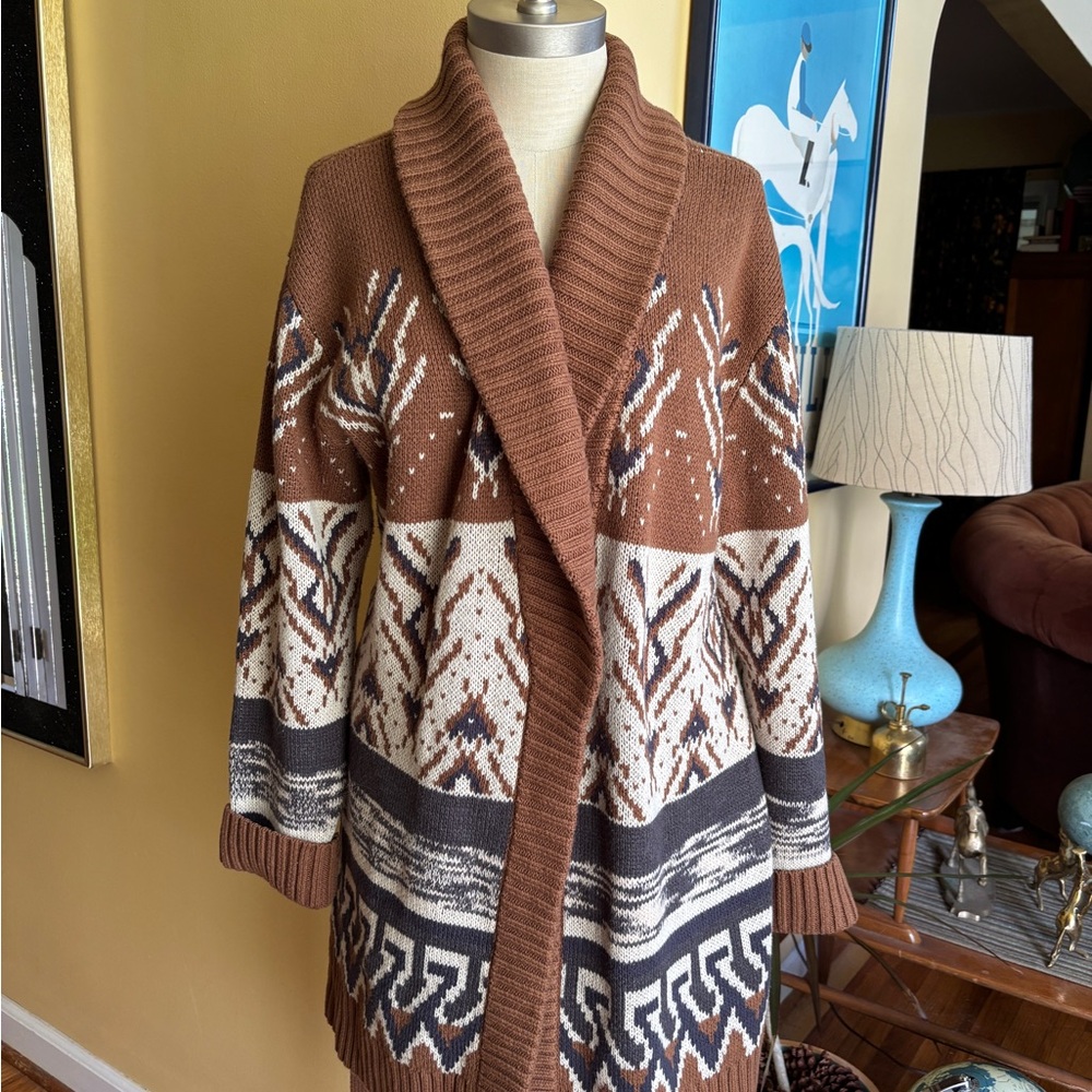 lucky brand shawl collar sweater cardigan